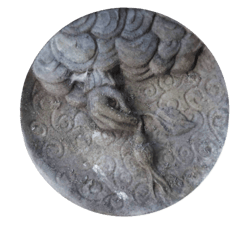 Hand of God and Acorn Gravestone Symbol