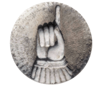 Pointing Up Gravestone Symbol