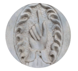 Pointing Up with Oval Flourish Image