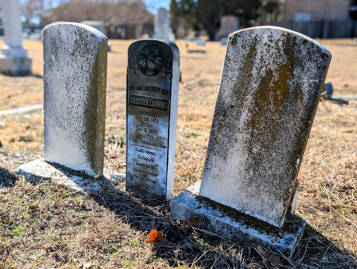 Trio Aged Graves