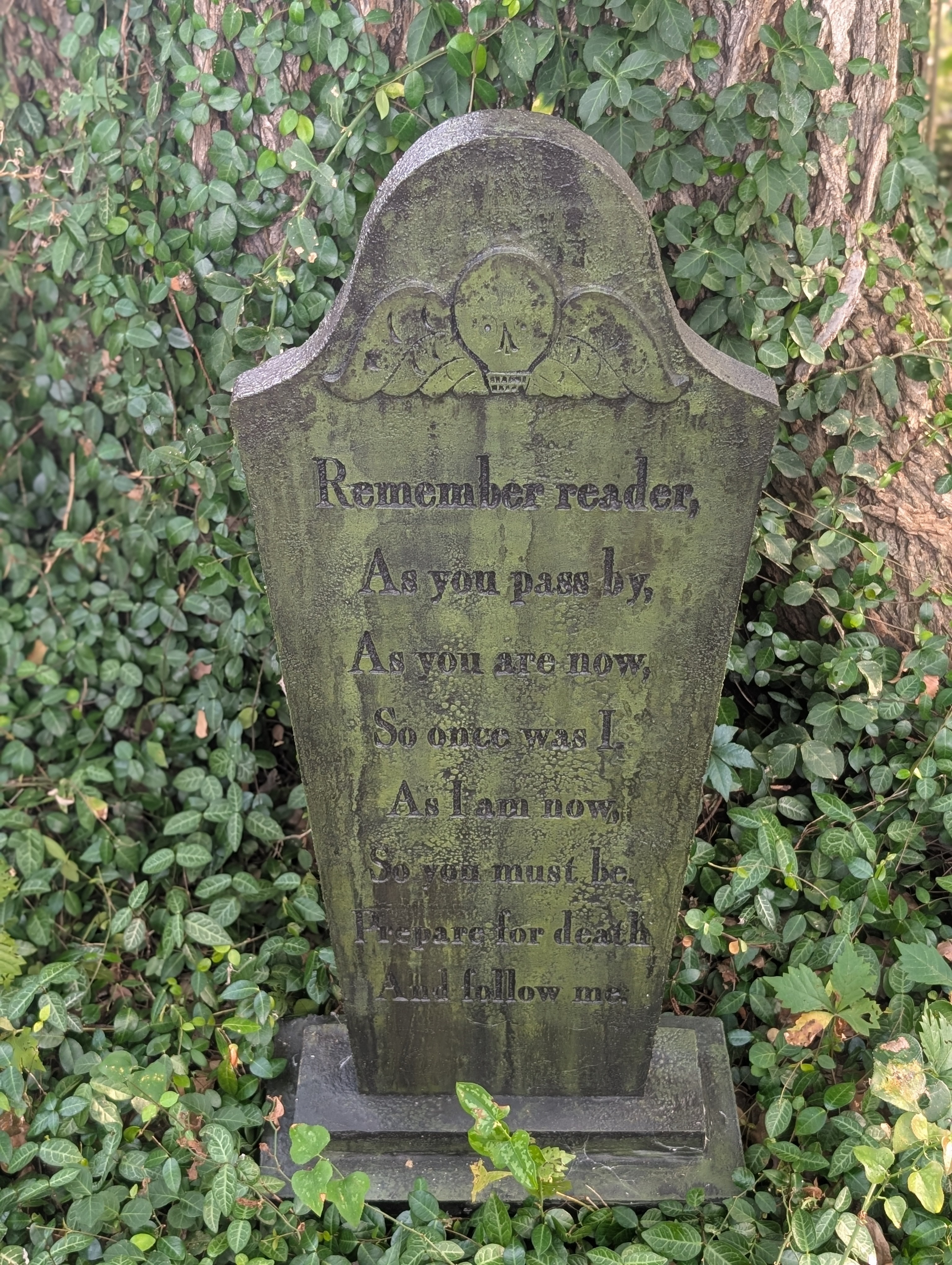 Extra Large Highgate Green Memento Mori
