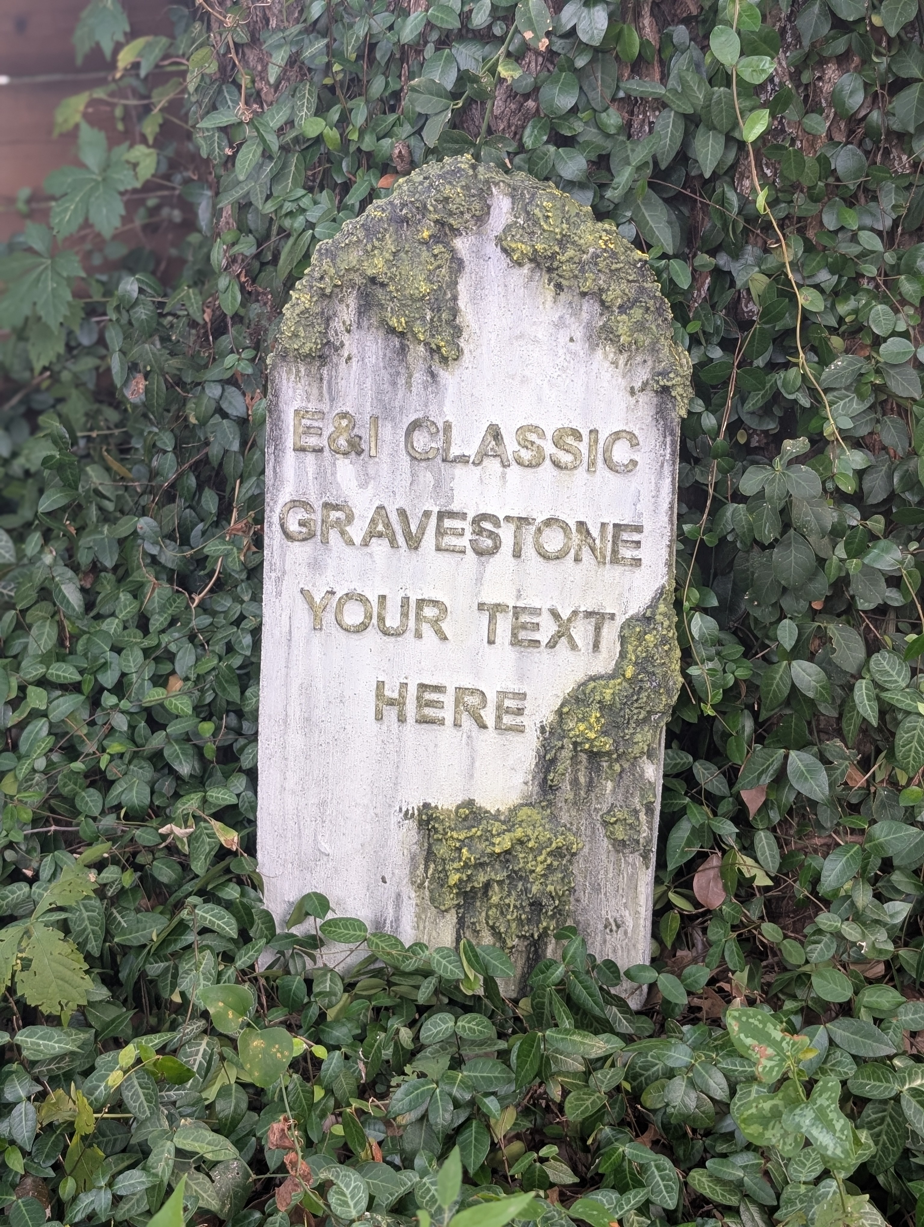Elegy & Ivy Classic Custom Gravestone