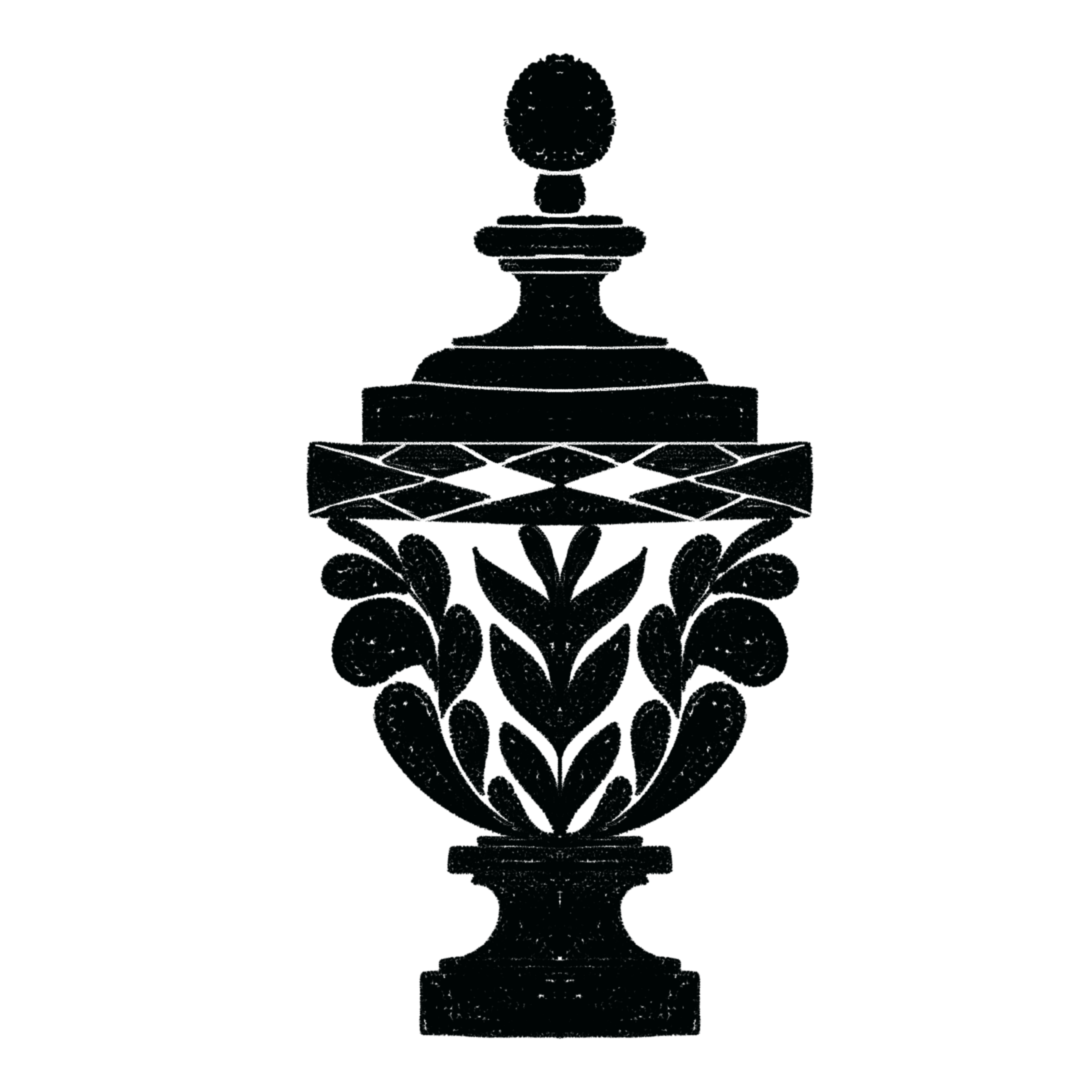 18th Century Urn Gravestone Symbol