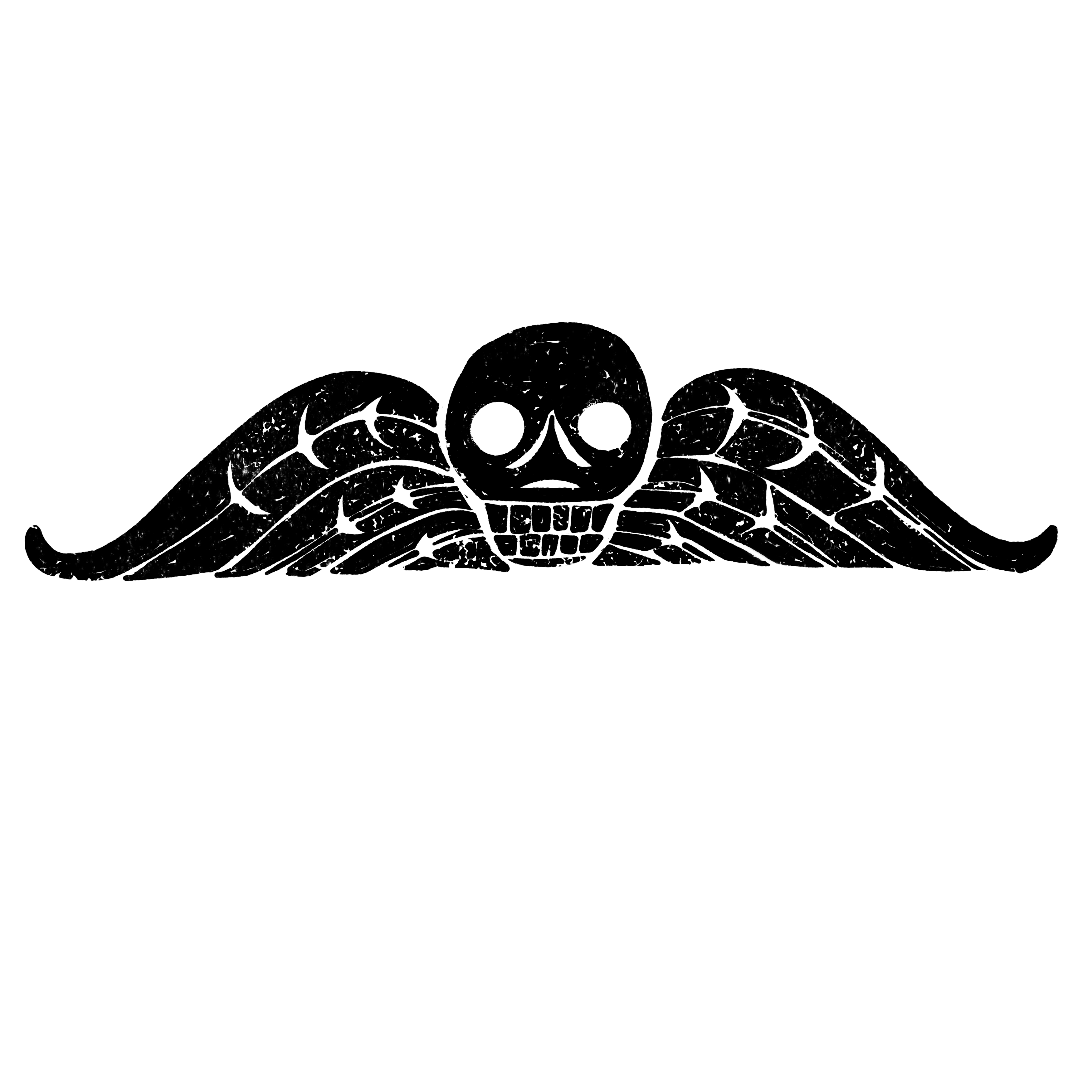 Deaths Head (Winged Skull) Gravestone Symbol