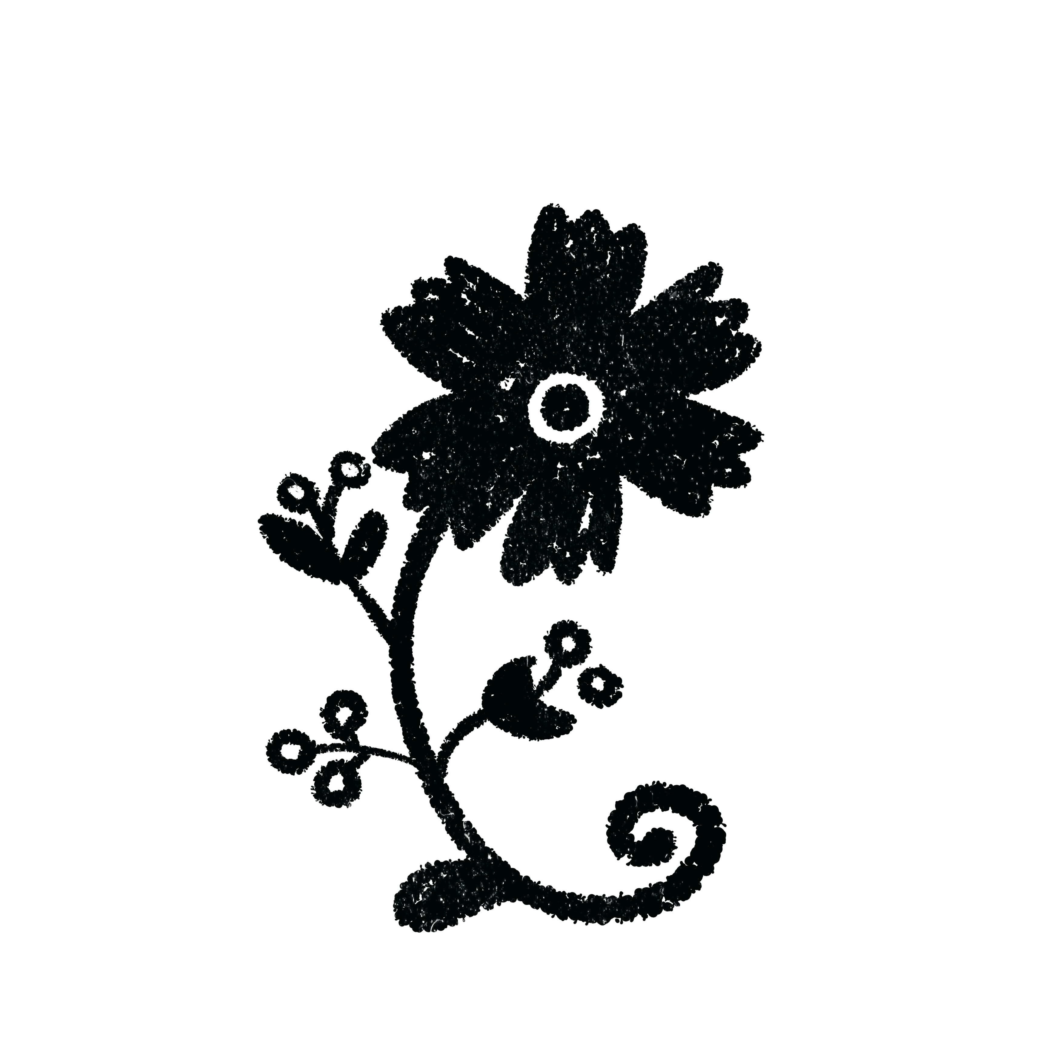 Flower (Rosette) Gravestone Symbol