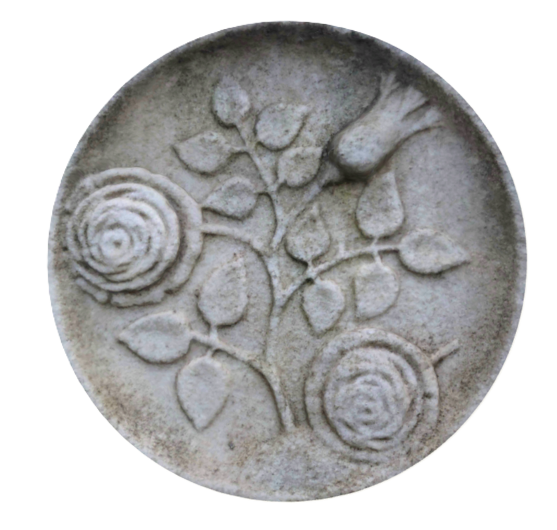 Fully Grown Rose Bush Gravestone Symbol
