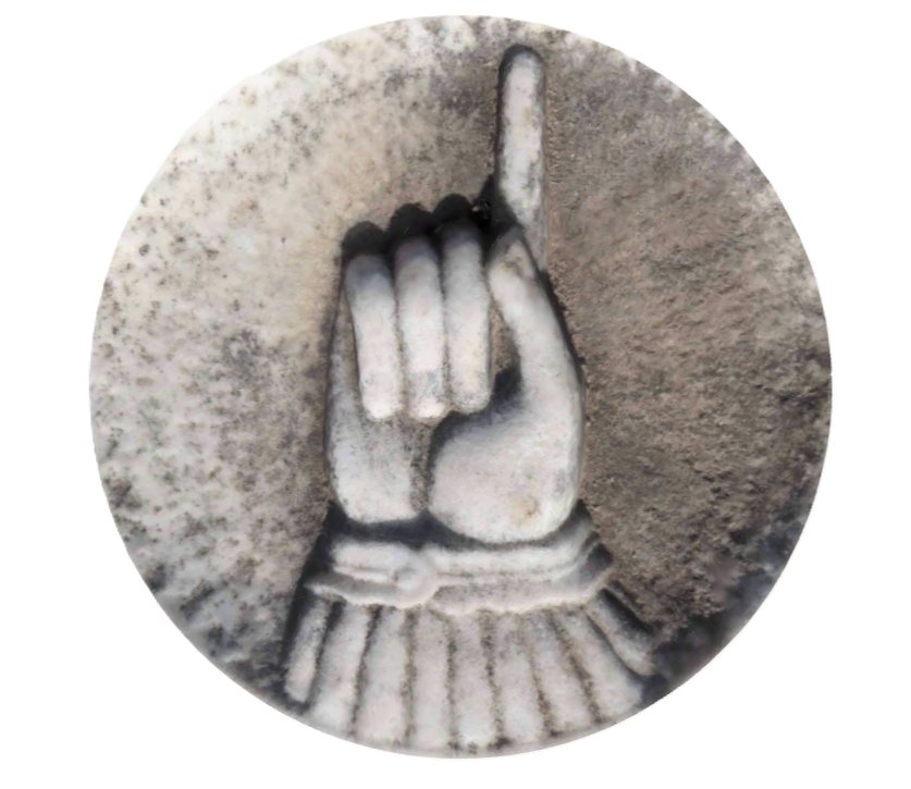  Pointing Up Gravestone Symbol