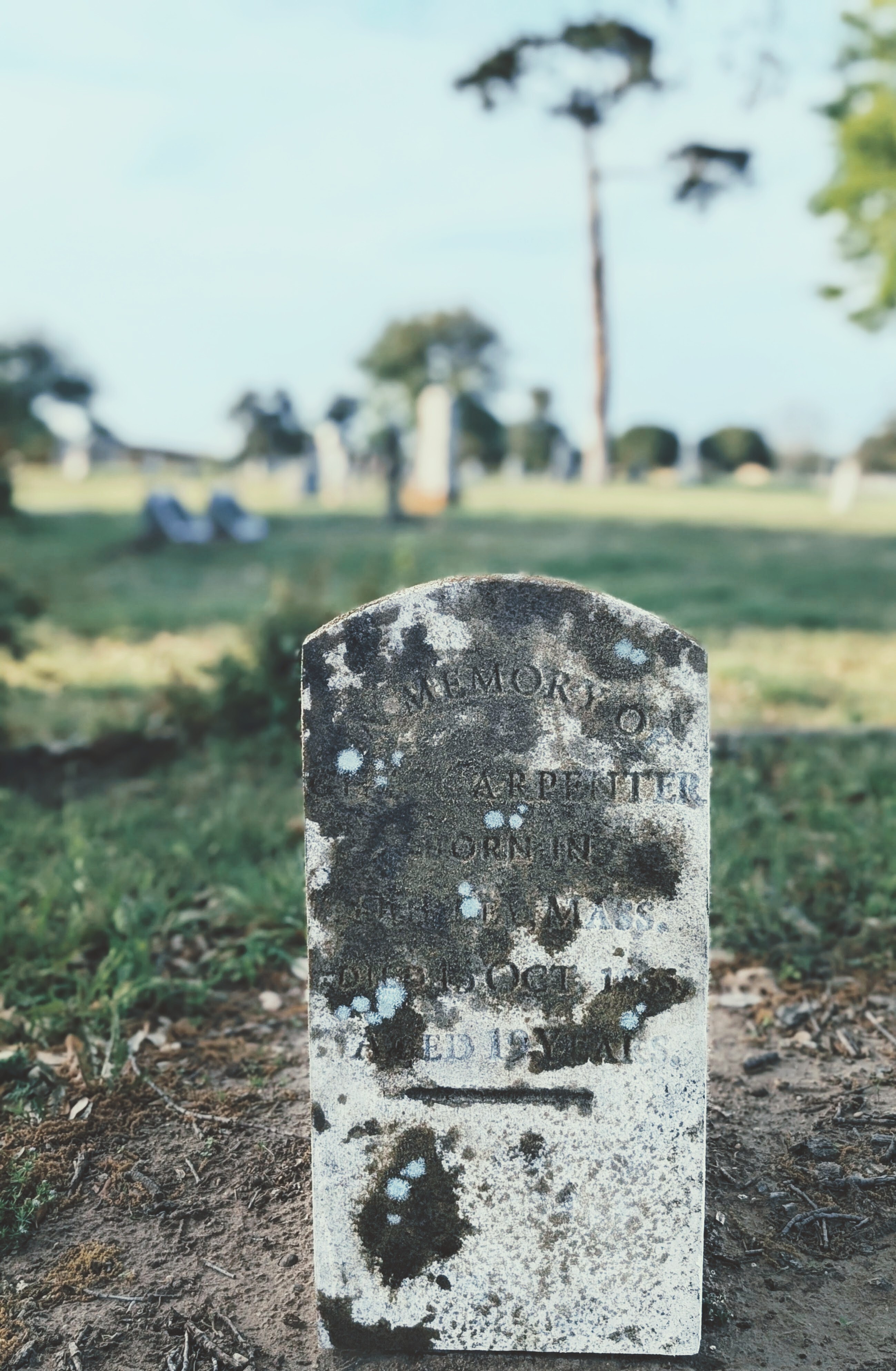 Charles Carpenter Gravestone Recreation 