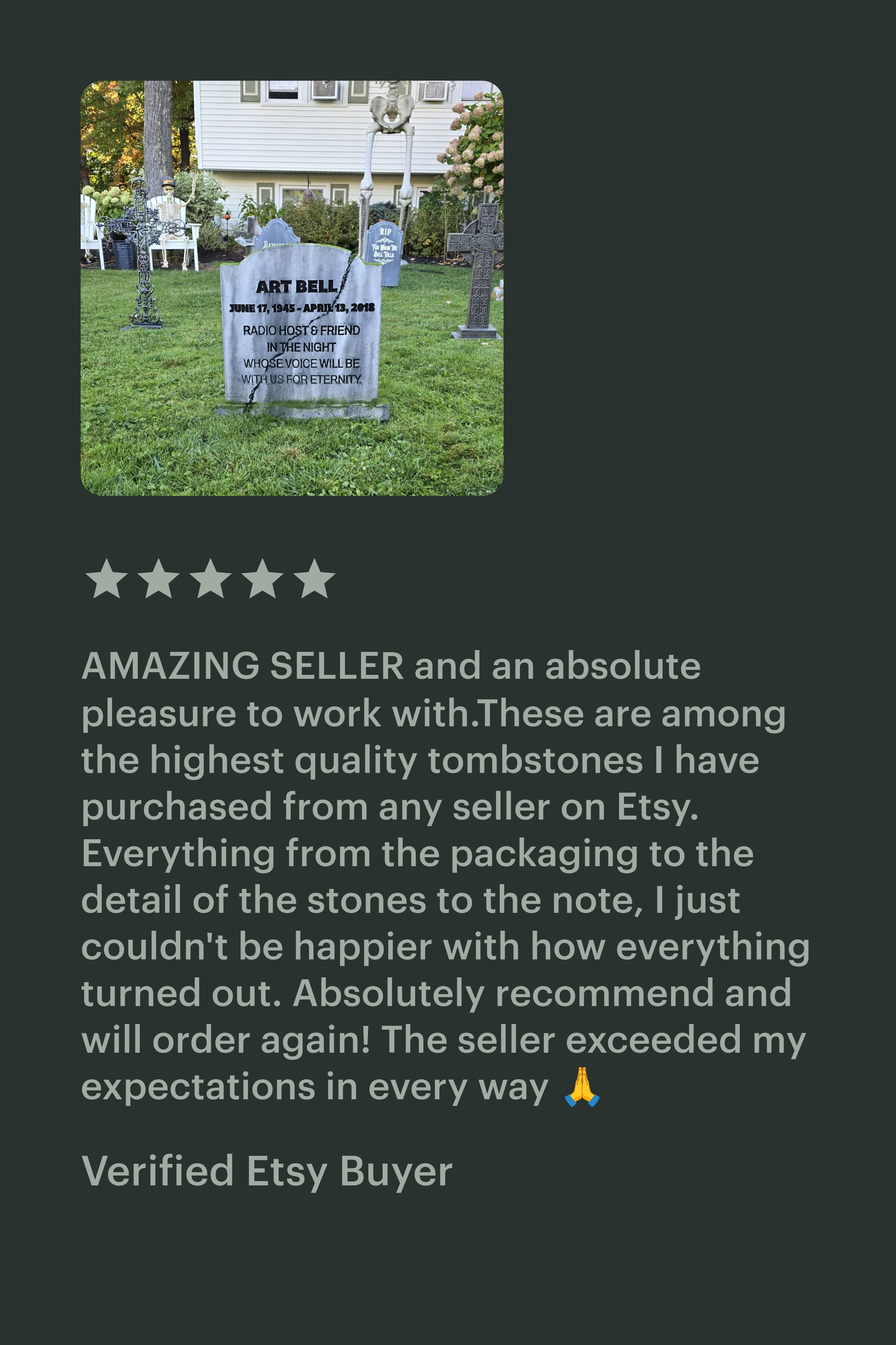 Custom gravestone review 6