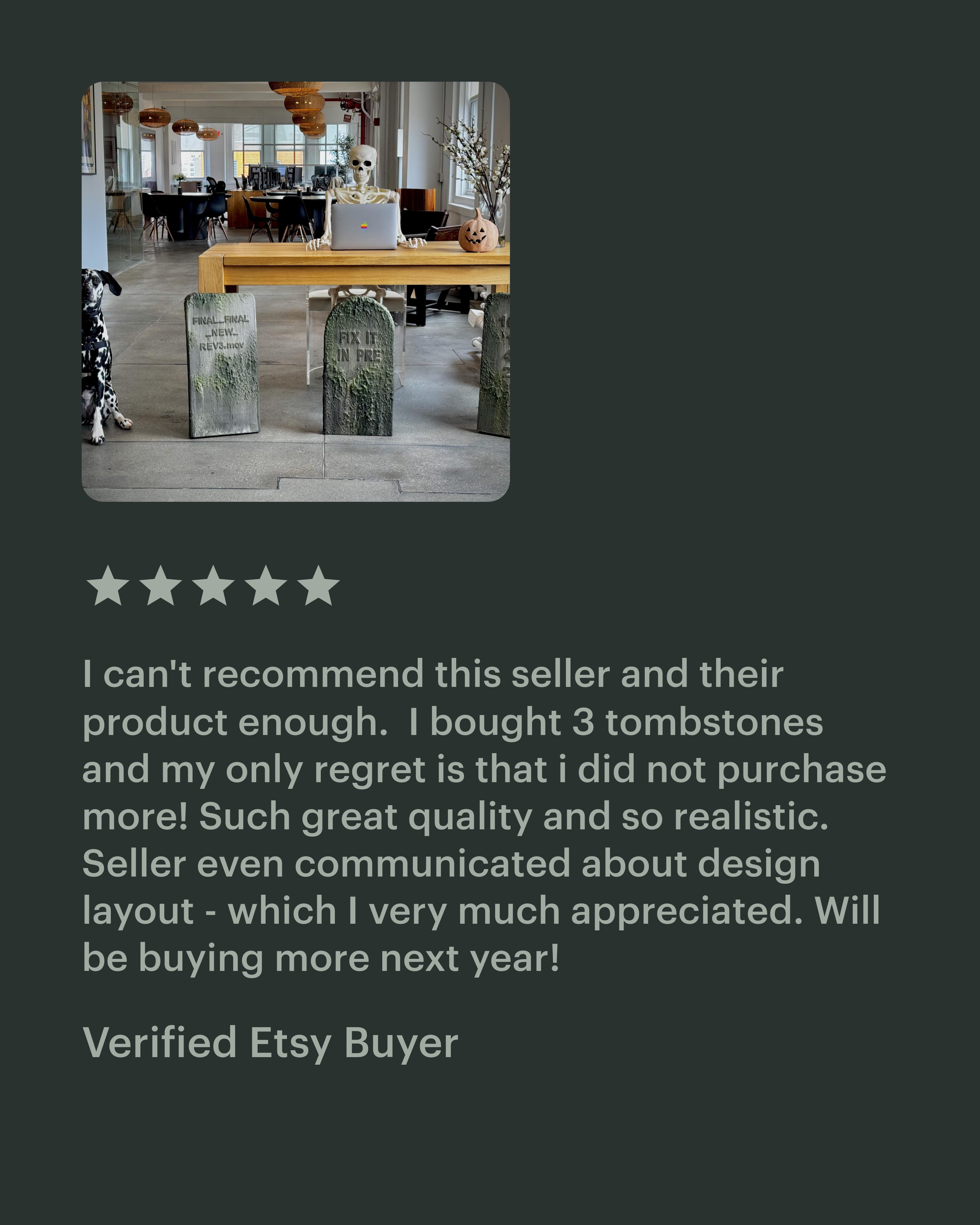 Customized headstone review 5