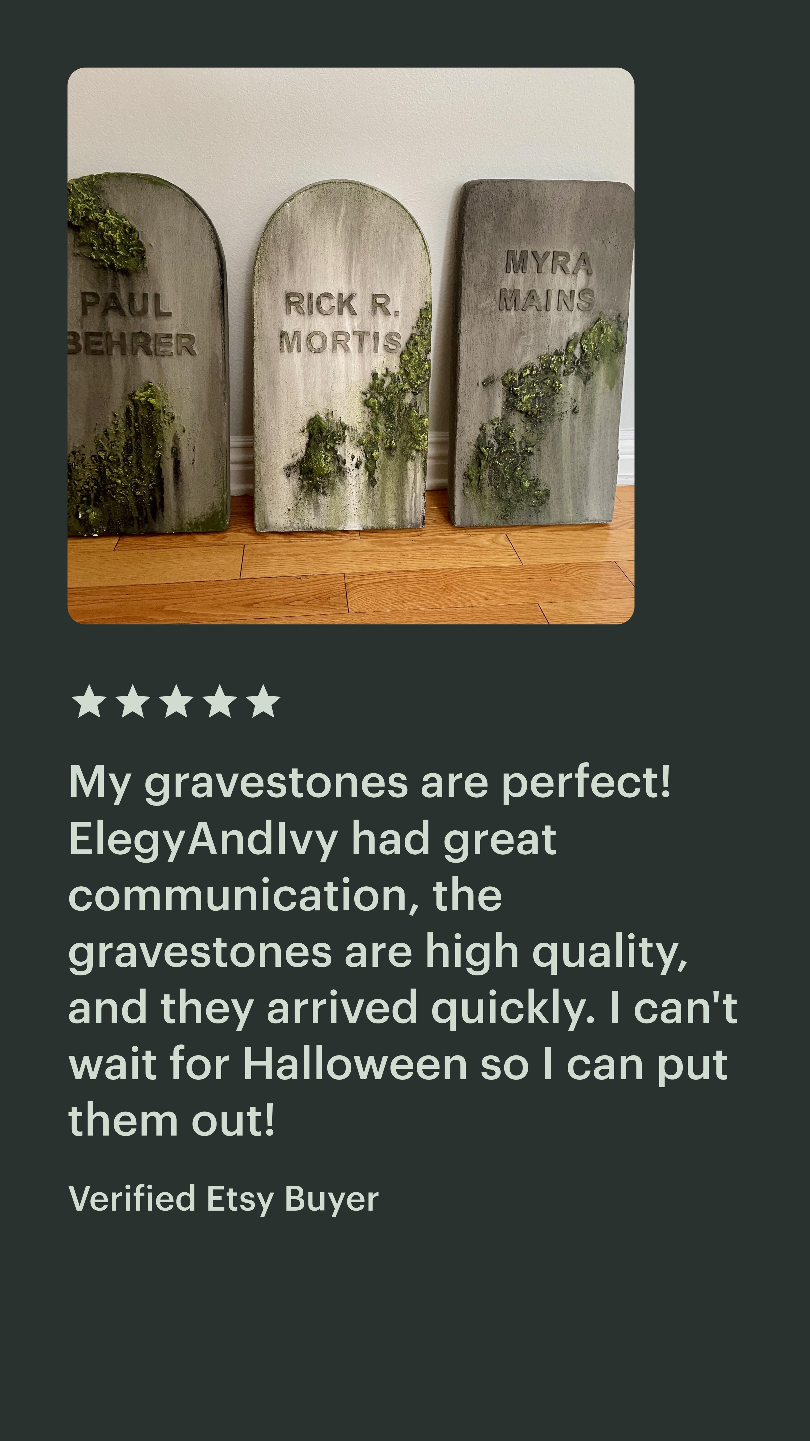 custom gravestone review